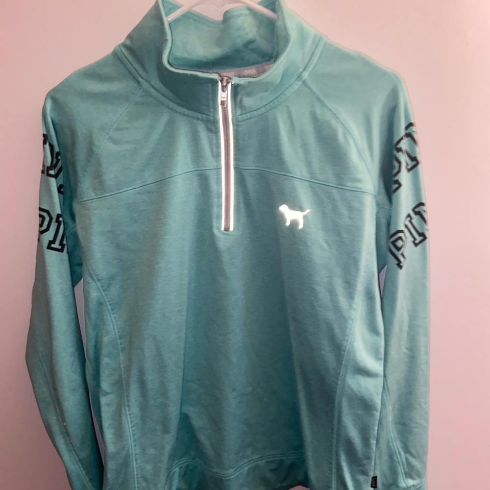 Victoria Secret  Pink half zip hoodie